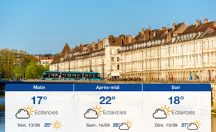 Météo Besançon: Prévisions du jeudi 12 septembre 2019