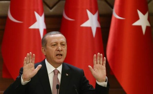 Le président turc Erdogan lors d'un discours le 26 novembre 2015 à Ankara