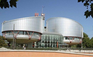 La cour européenne des droits de l'homme, à Strasbourg.