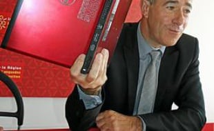 Christian Bourquin, président PS du conseil régional, lors de la présentation de LoRdi en avril.