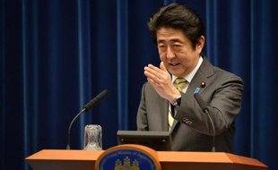 Le Premier ministre Shinzo Abe à Tokyo le 24 juin 2014