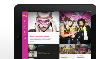 L'application mobile dédiée à l'émission «Tracks».