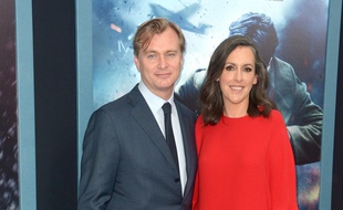 Christopher Nolan et son épouse Emma Thomas à la première new-yorkaise de Dunkerque.