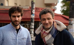 Le réalisateur Diego Governatori (à g.) et son ami Aurélien Deschamps.