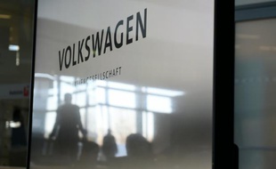Conférence de presse au siège de Volkswagen à Wolfsburg, le 10 décembre 2015