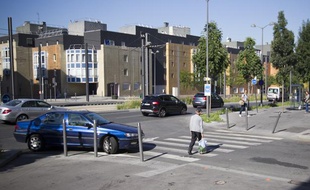 Le quartier du Petit-Colombes (Hauts-de-Seine) où a eu lieu une nouvelle fusillade entre bandes rivales, le 04 aout 2013.
