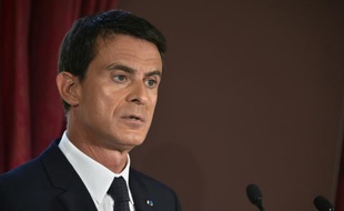 Le Premier ministre Manuel valls à l'Hôtel Matignon, le 9 septembre 2015 à Paris