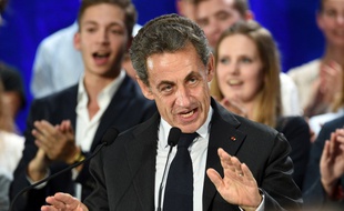 Le meeting de Nicolas Sarkozy à Marcq-en-Baroeul dans le Nord.