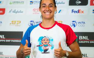 Comme à Parme, Caroline Garcia avait le sourire à Strasbourg.