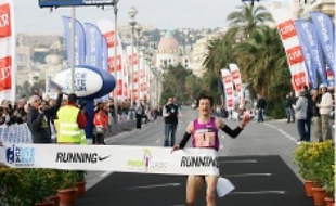 Une marathonienne victorieuse.