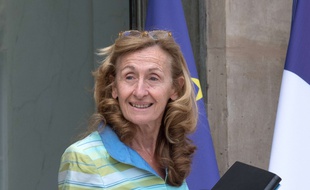 La Ministre de la Justice, Nicole Belloubet. Paris, le 9 avril 2017.