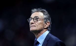 Guy Novès lors de France - Japon, le 25 novembre 2017 à Nanterre. Son dernier match comme sélectionneur du XV de France.