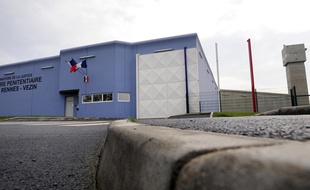 La prison de Vézin-Le-Coquet (Ille-et-Vilaine), le 24 mars 2010.