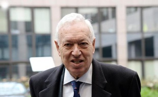 Le ministre espagnol des Affaires étrangères Jose Manuel Garcia-Margallo, à Bruxelles le 3 mars 2014