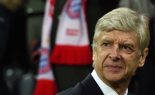 Arsène Wenger avant le match entre le Bayern et Arsenal le 15 février 2017.