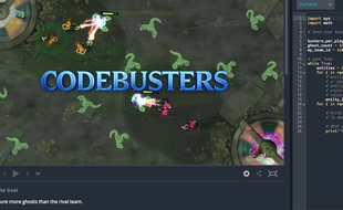 Un exemple de mini-jeu qui permet d'apprendre le codage en ligne.