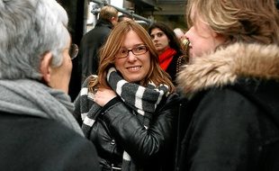 Sophie Robert, le jour de l'audience au tribunal de Lille (archives).