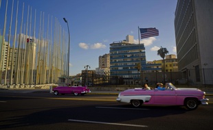 L'ambassade américaine à Cuba, le 12 janvier 2017.