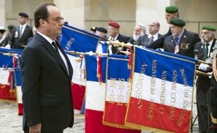 François Hollande lors de l'hommage aux Harkis le 25/09/16.