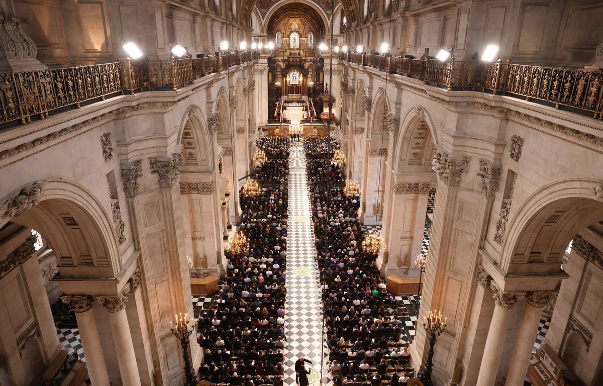 “God save the King” se cantó por primera vez en 70 años en St.  Pablo en Londres…