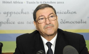 Habib Essid, ancien ministre tunisien de l'Intérieur, le 6 octobre 2011 à Tunis.