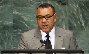 Le roi du Maroc Mohammed VI à l'ONU, à New York, le 20 septembre 2010.