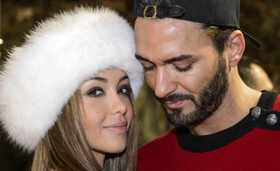 Nabilla Benattia et Thomas Vergara en décembre 2015 à Lausanne (Suisse).