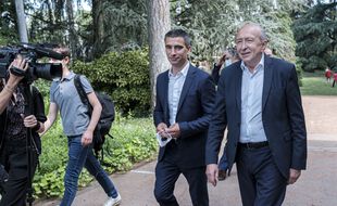 Gérard Collomb et Yann Cucherat, prêt à reconquérir la mairie de Lyon.
