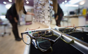 Illustration d'un magasin d'optique