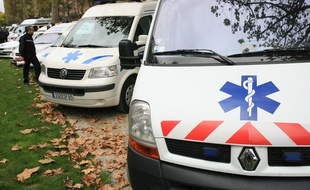 Illustration d'ambulances.