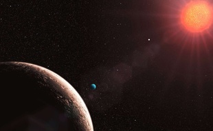 Les caractéristiques de cette planète surprennent les astronomes. (illustration)