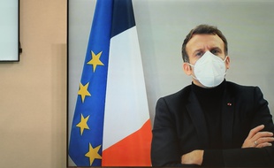 Emmanuel Macron en décembre 2020.