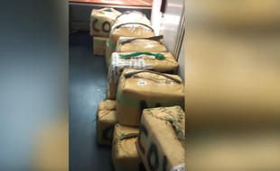 La drogue saisie dimanche sur l'A9.