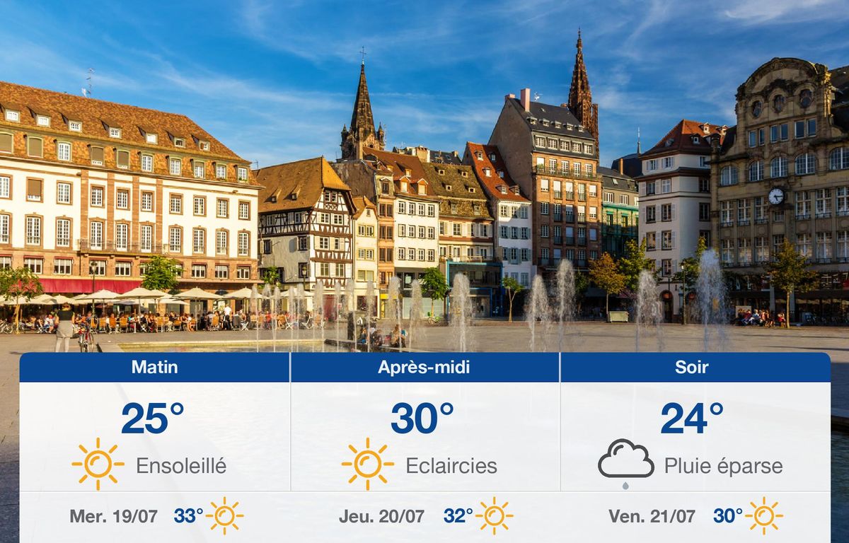 Météo Strasbourg: prévisions du mardi 18 juillet 2023