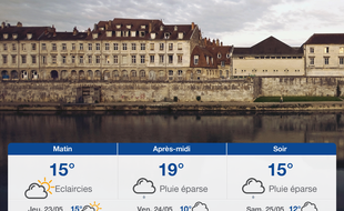 Météo Besançon: Prévisions du mercredi 22 mai 2019