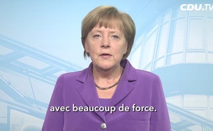 La chancelière allemande Angela Merkel le 30 mai 2015