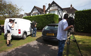 La maison de Saad al-Hilli, victime présumée de la tuerie de Chevaline, à Claygate dans la banlieue de Londres, le 6 septembre 2012.