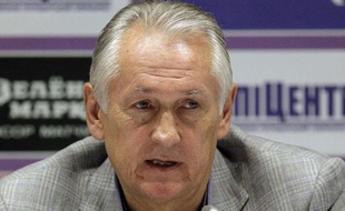 Le sélectionneur de l'Ukraine, Mikhaël Fomenko, en 2013
