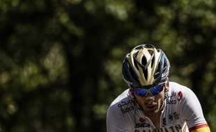 Gorka Izagirre lors du tour de France en 2018