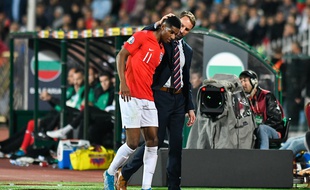 Cible de cris racistes, Marcus Rashford a quitté le terrain contre la Bulgarie.