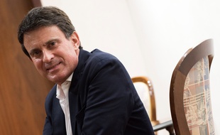 Manuel Valls, le 16 novembre à Barcelone, en Espagne.