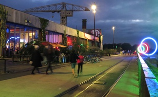 Le Hangar à bananes, quai des Antilles, à Nantes.