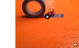 Un clip d'animation «stop motion» de Yves Das, sur Vine.