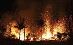 L'éruption du volcan Kilauea, le 5 mai 2018.