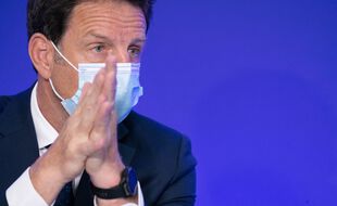 Geoffroy Roux de Bézieux, président du Medef, début juin 2021, à Paris.