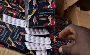 Médicaments contrefaits saisis à Abidjan par la police en mai 2017.