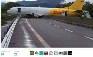 Accident d'avion à Bergame, en Italie.