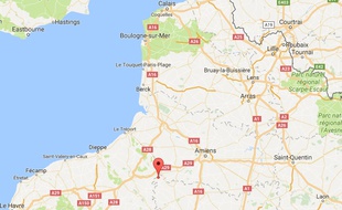 Localisation du bois de Varambeaumont, dans l'oise