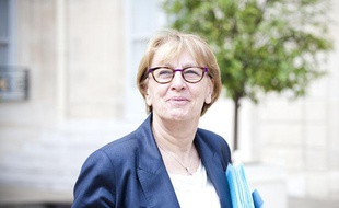 Marylise Lebranchu à la sortie du conseil des ministres, le 23 mai 2012.