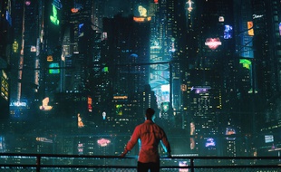 Altered Carbon, série cyberpunk de Netflix. Illustrationn